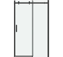 Дверь в нишу Grossman Classic (130х195) черный матовый, стекло прозрачное, 1 место 100.K33.04.130.21.00