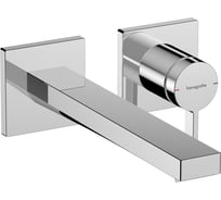 Смеситель для раковины Hansgrohe Tecturis E однорычажный, настенный, с изливом 22,5, СМ, хром 73051000