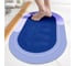 Коврик Homium Home Sil, синий, овальный, 50х80 см homemat06-02 6