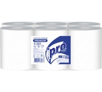 Бумажные полотенца Protissue рулонные, 2 слоя, 150 метров, 6 рулонов С222