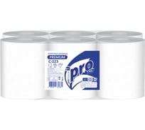 Protissue Полотенца бумажные рулонные,1сл,280 метров, 6 рулонов, С223