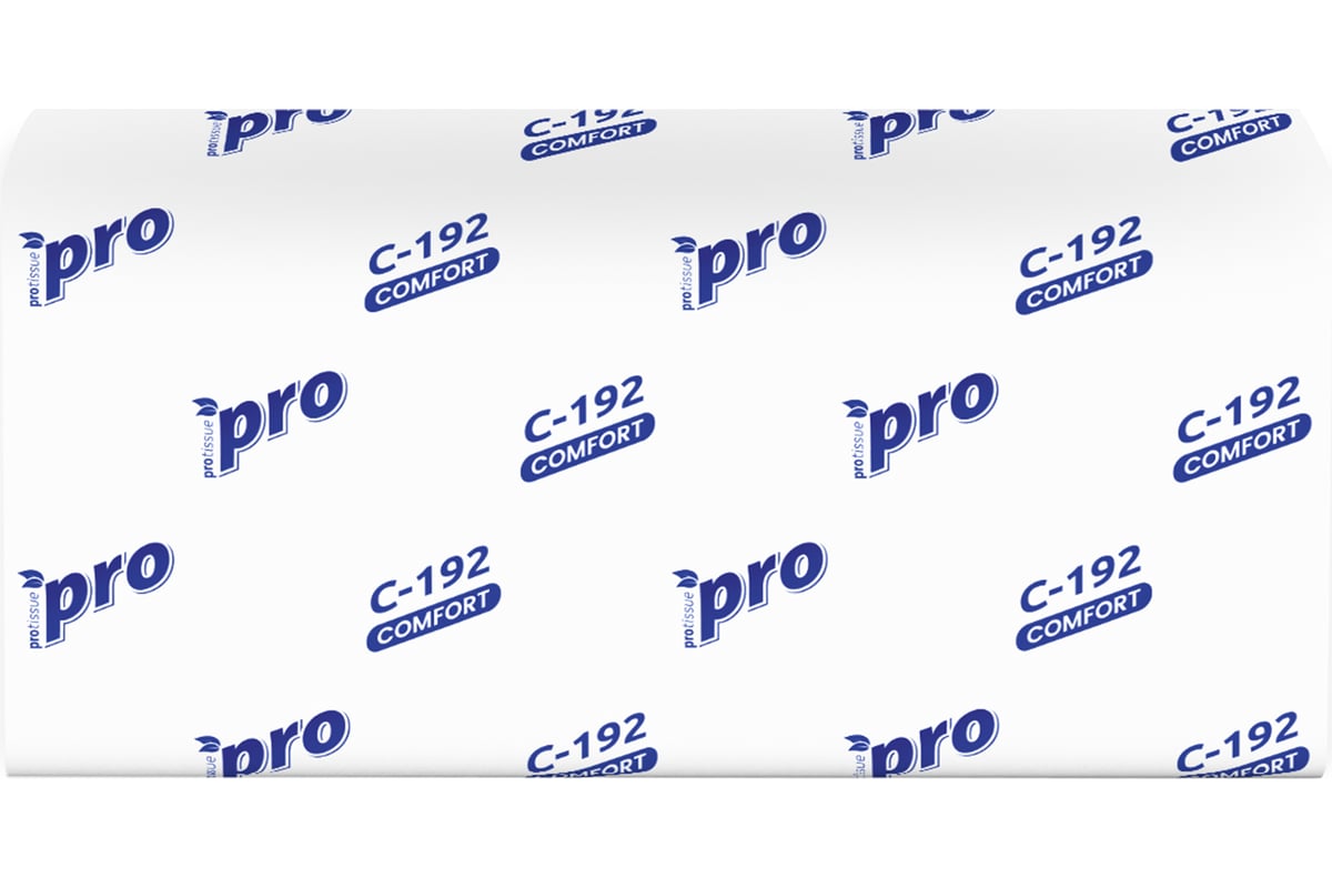Бумажные полотенца Protissue V сложения, 1 слой, 25 гр, 250 листов, 20 ...