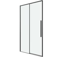 Дверь в нишу Grossman Galaxy (110х195) графит сатин, стекло прозрачное, 1 место 100.K33.01.110.42.00