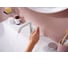 Смеситель для раковины Hansgrohe Tecturis S 110 Fine CoolStart EcoSmart+, со сливным гарнитуром push-open, матовый белый 73320700 2