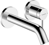 Смеситель для раковины Hansgrohe Tecturis S однорычажный, для скрытого монтажа, настенный, с изливом 16.5 см, хром 73350000