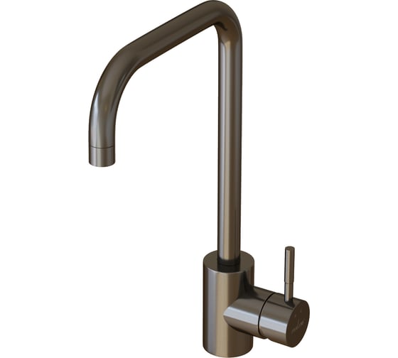 Смеситель для кухни MIXLINE 35k, трубчатый излив, черный графит MLSS-0301BL 553814