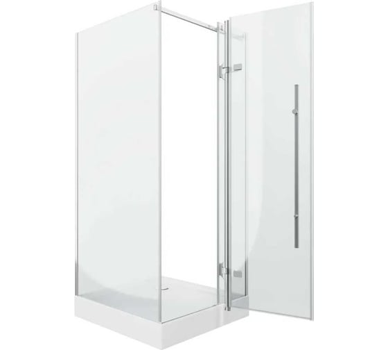 Душевое ограждение Grossman Style 90х90х190 квадрат, дверь распашная 2 места GR-6090