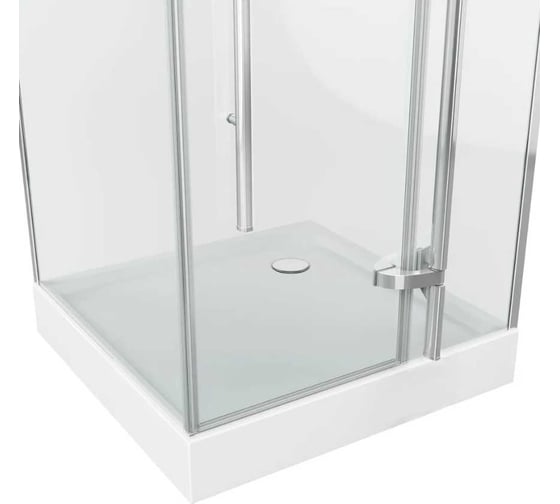 Душевое ограждение Grossman Style 90х90х190 квадрат, дверь распашная 2 места GR-6090