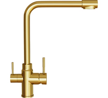 Смеситель для кухни MIXLINE 35k MLSS-0320G подкл.к фильтру, золото 553821