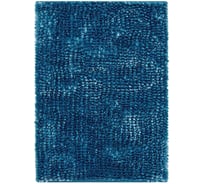 Коврик Arya home Senfoni из переливающей синели, 50x70 см, синий 8680943223715