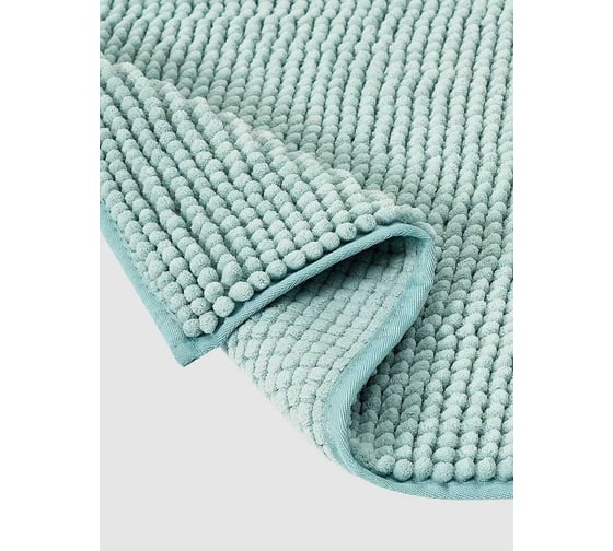 Коврик Arya home Softy из синели, 40x60 см, мятный 8680943223784