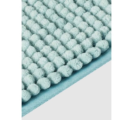 Коврик Arya home Softy из синели, 40x60 см, мятный 8680943223784