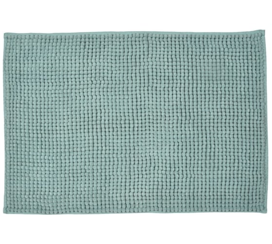 Коврик Arya home Softy из синели, 40x60 см, мятный 8680943223784