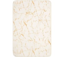 Коврик Arya home Brock с эффектом памяти, 50x75 см, белый 8680943229687