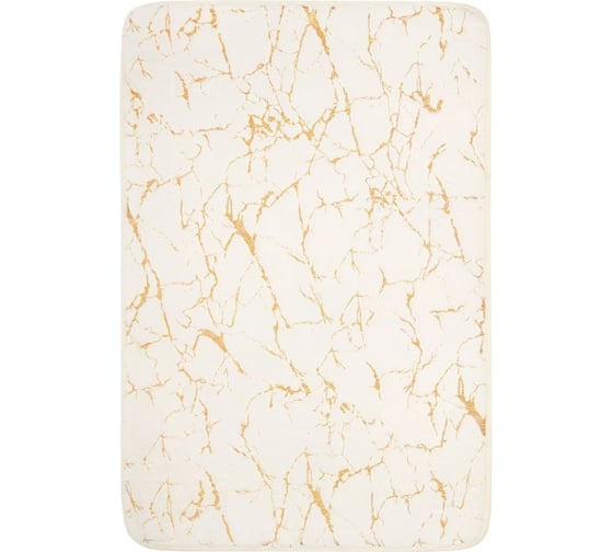 Коврик Arya home Brock с эффектом памяти, 50x75 см, белый 8680943229687 1
