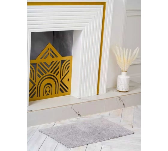 Коврик для ванной Arya home Rosemary 50x80 см, серый 8680943101983