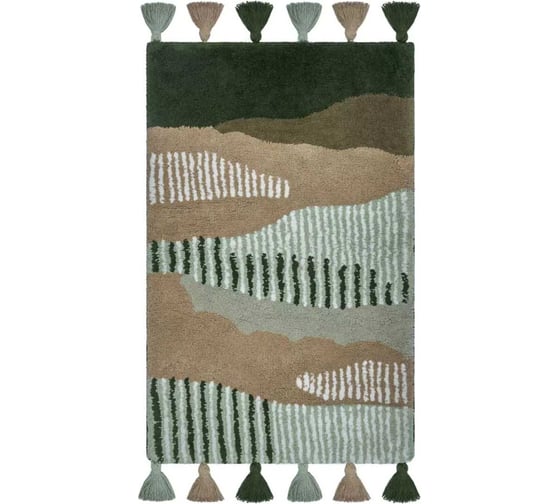 Коврик для ванной Arya home Morton 50x80 см, зеленый 8680943228475 1