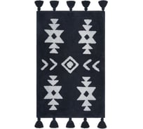 Коврик для ванной Arya home Norris 50x80 см, серый, белый 8680943228451