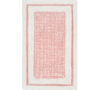 Коврик для ванной Arya home Kent 60x100 см, розовый, белый 8680943228512