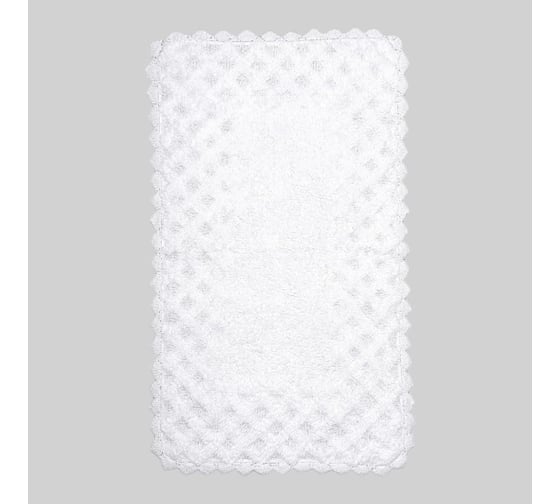 Коврик для ванной Arya home Mary 60x100 см, белый 8680943101914 1