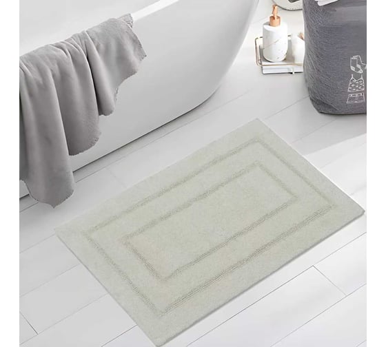 Набор ковриков для ванной Arya home Klementin 60x100, 50x50 см, экрю 8680943228086