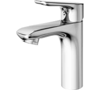 Смеситель для раковины Lemark монолитный, высота излива 10 см, длина 11 см, латунь/хром LM0806C