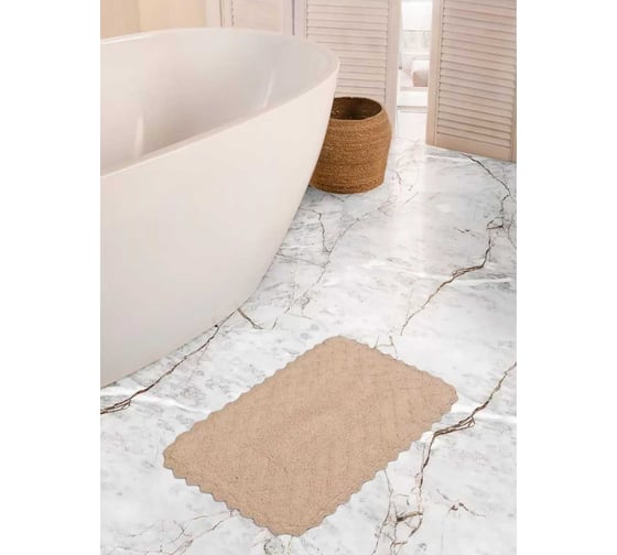 Набор ковриков для ванной Arya home Adonis 50x70, 60x100 см, светло-розовый 8680943229472