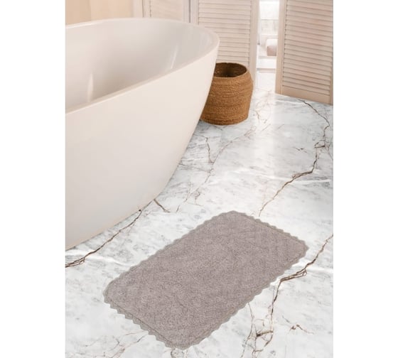 Набор ковриков для ванной Arya home Adonis 50x70, 60x100 см, лиловый 8680943229502