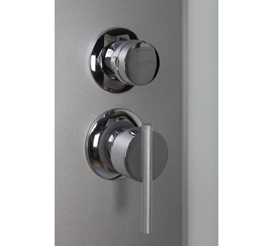 Душевая кабина Niagara NG-4301-14BK (900x900x2000) низкий поддон(13см) стекло матовое, 3 места 43011423BK