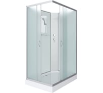 Душевая кабина Niagara NG-43185-14QBK (1100x800x2000) низкий поддон(13см) стекло матовое, 3 места 431853QBK