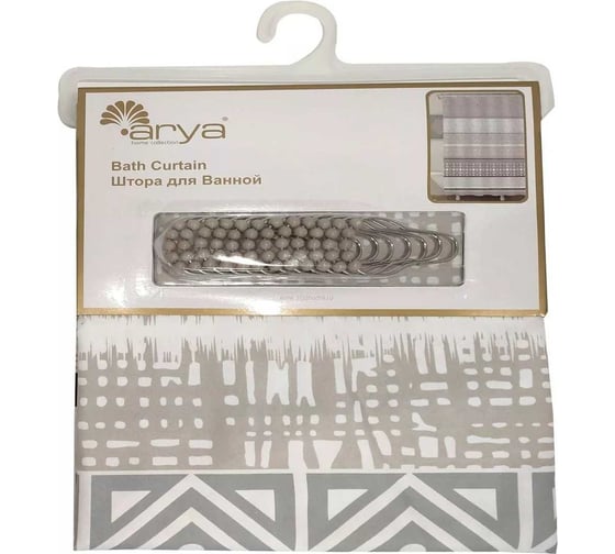 Штора для ванной Arya home Cindy 180x180 см 8680943100443