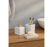 Набор для ванной Arya home Grace 3 предмета, белый 8680943228802