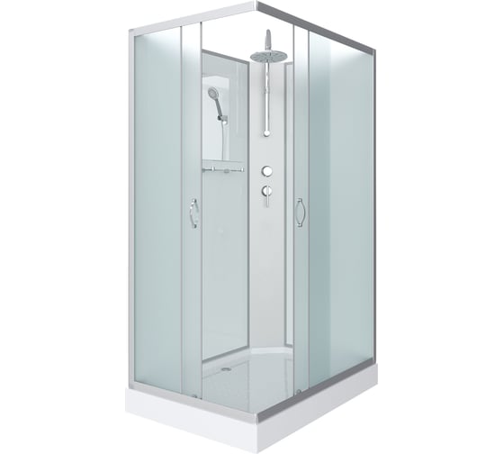 Душевая кабина Niagara NG-43285-14QBKT (1200x800x2100-2400) низкий поддон(13см) стекло матовое, 3 места 432853QBKT