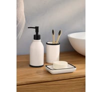 Набор для ванной Arya home Eli 3 предмета, белый 8680943228901