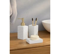 Набор для ванной Arya home Cleo 3 предмета, бежевый 8680943228895