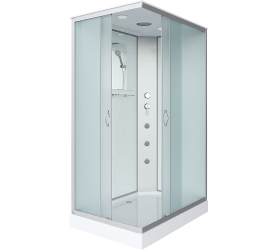 Душевая кабина Niagara NG-43295-14QG (1200x900x2150) низкий поддон (13см) стекло матовое, 3 места 432953QG