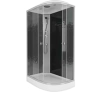 Душевая кабина Niagara NG-4512-14R BLACK (1200x800x2150) низкий поддон (13см) стекло мозаика, 3 места 45121453R