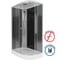 Душевая кабина Niagara NG-4512-14R BLACK (1200x800x2150) низкий поддон (13см) стекло мозаика, 3 места 45121453R 2