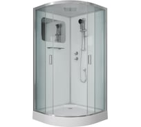 Душевая кабина Niagara NG-6002-01 (1000x1000x2100) низкий поддон(16 см) стекло прозрачное, 4 места 60020114