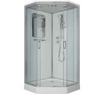 Душевая кабина Niagara NG-6001-01D (900x900x2200) низкий поддон(16 см) стекло прозрачное, 4 места 60010114D