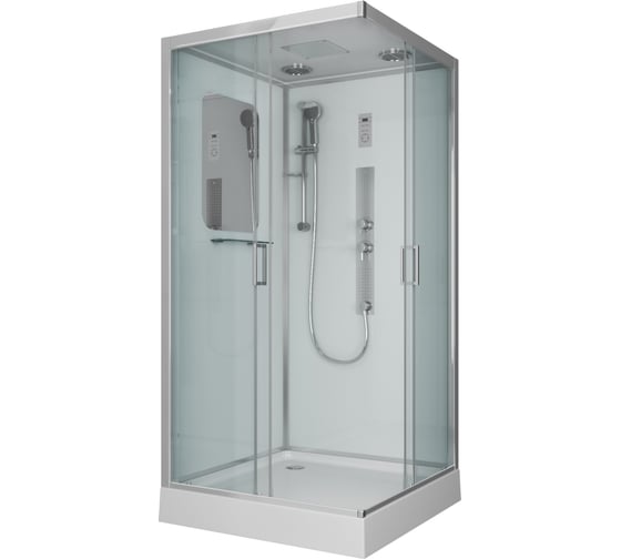 Душевая кабина Niagara NG-6002-01GQ (1000x1000x2100) низкий поддон (16 см) стекло прозрачное, 4 места 60020114GQ