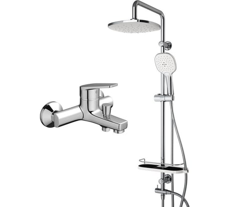 Душевая система Dorff Prime с тропическим душем и смесителем D0744010