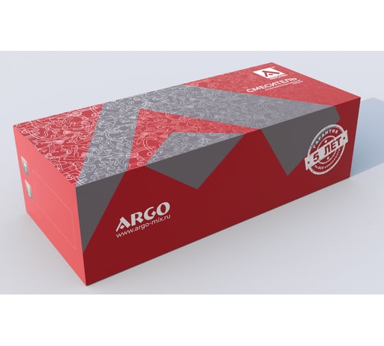 Смеситель для ванны и умывальника ARGOTECH ENDER d-35, керамбукса, L-обр. 325 мм, 44281