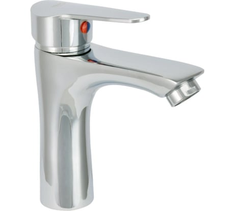 Латунный смеситель для умывальника Istok life одноручный, с литым изливом, картридж 35 мм 0402.421