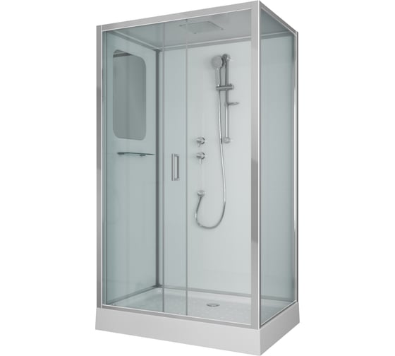 Душевая кабина Niagara NG-6012-01QR (1200x800x2100) низкий поддон (16 см) стекло прозрачное, 5 мест 60120114QR