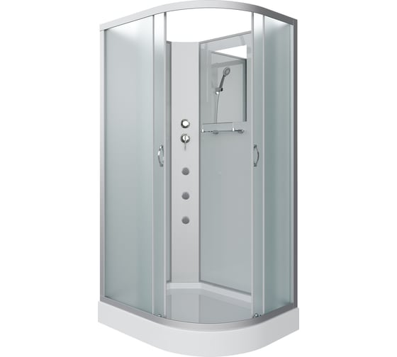 Душевая кабина NIAGARA NG-3312-14LBKG (1200x800x2000 мм), низкий поддон (13 см), стекло матовое 33121423LBKG