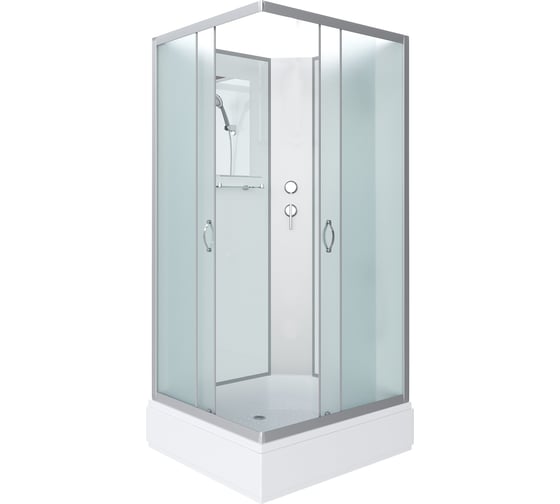 Душевая кабина NIAGARA NG-33084-14QBK (1000x800x2000 мм), средний поддон (26 см), стекло матовое 330844QBK