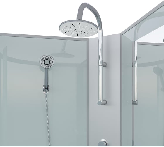 Душевая кабина NIAGARA NG-33094-14LBKT (1000x900x2100-2400 мм), средний поддон (26 см), стекло матовое 330944LBKT