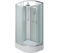 Душевая кабина NIAGARA NG-33194-14LBKT (1100x900x2100-2400 мм), средний поддон (26 см), стекло матовое 331944LBKT