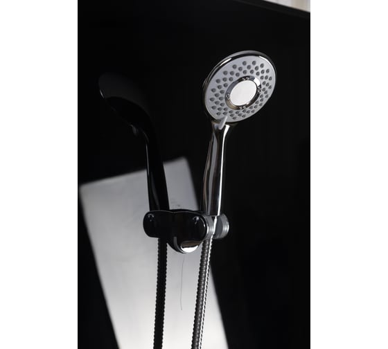 Душевая кабина Niagara NG-6501-14G (900x900x2150) средний поддон(26см) стекло тонированное, алюм черный 4 места 65011434G